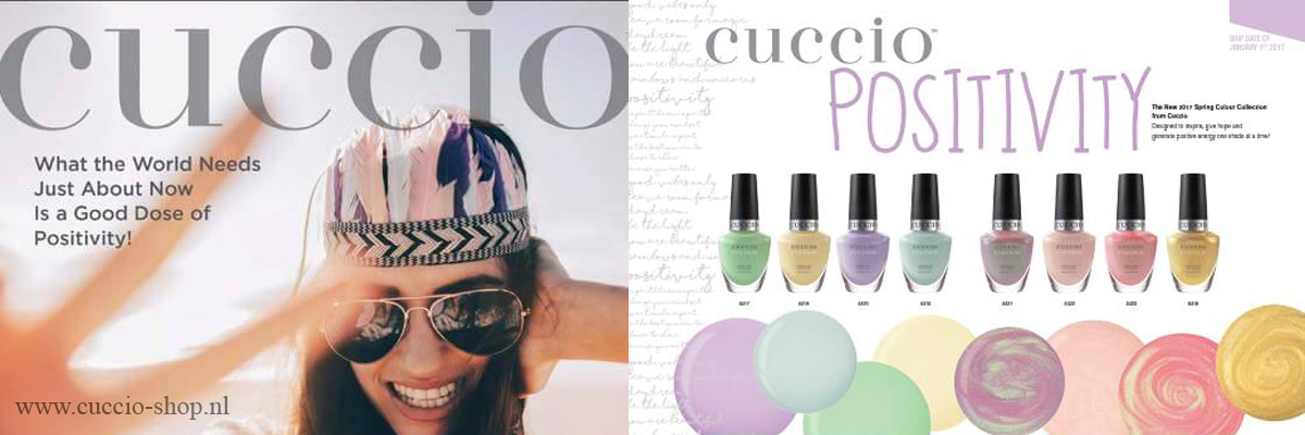 Nieuw! Cuccio Positivity Collection Spring 2017